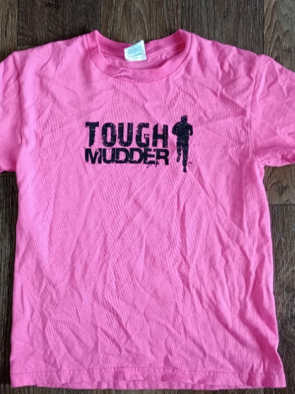 Delta Pro Weight Tough Mudder Youth Pink T-Shirt Size Medium (M)